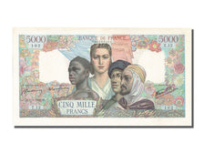 Geldschein, Frankreich, 5000 Francs, 5 000 F 1942-1947 ''Empire Français''