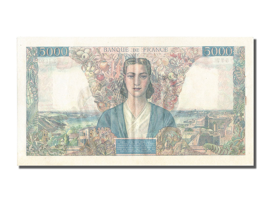 France, 5000 Francs, 5 000 F 1942-1947 ''Empire Français'', 1946, KM #103c, 1...