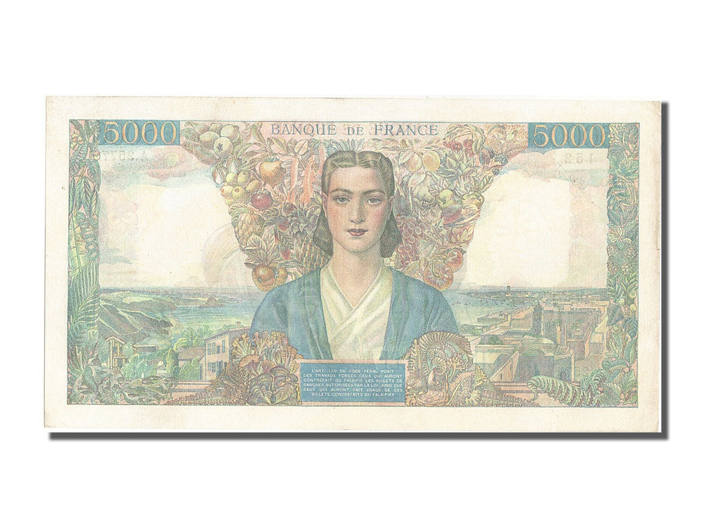 France, 5000 Francs, 5 000 F 1942-1947 ''Empire Français'', 1946, KM #103c, 1...
