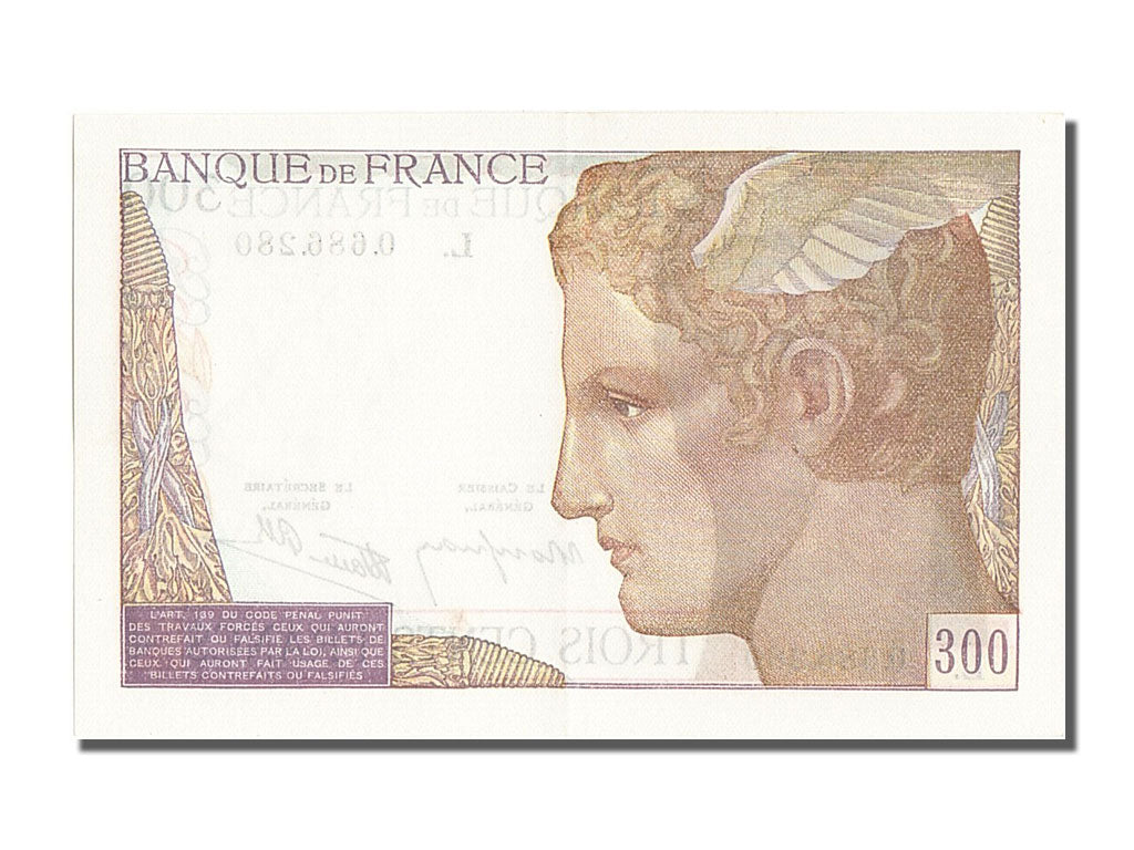 Banknote, France, 300 Francs, 300 F 1938-1939, 1938, UNC(63), Fayette:29.01