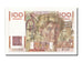 Francia, 100 Francs, 100 F 1945-1954 ''Jeune Paysan'', 1946, 1946-10-03, FDS,...