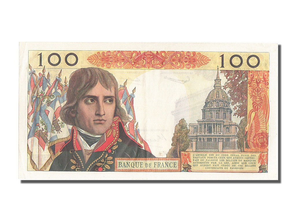 France, 100 Nouveaux Francs, 100 NF 1959-1964 ''Bonaparte'', 1963, KM #144a,...