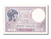 Billet, France, 5 Francs, 5 F 1917-1940 ''Violet'', 1920, 1920-12-06, SUP+