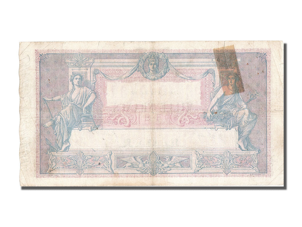 France, 1000 Francs, 1 000 F 1889-1926 ''Bleu et Rose'', 1917, KM #67g,...
