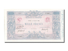 France, 1000 Francs, 1 000 F 1889-1926 ''Bleu et Rose'', 1921, KM #67i,...