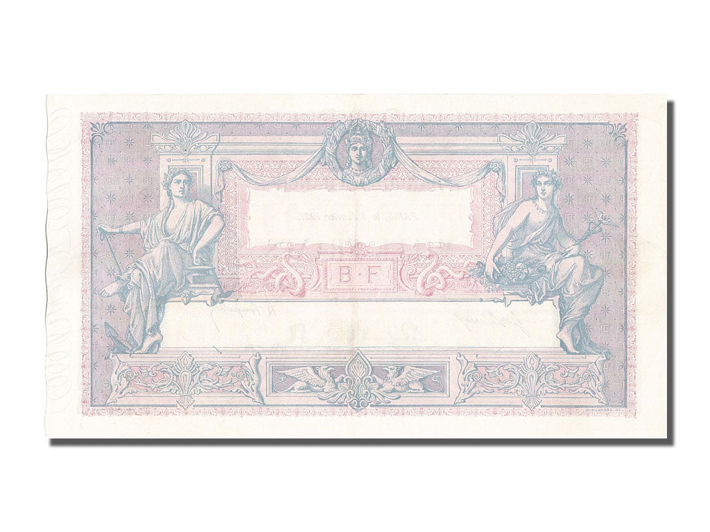 France, 1000 Francs, 1 000 F 1889-1926 ''Bleu et Rose'', 1921, KM #67i,...
