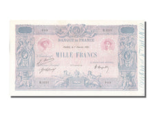 France, 1000 Francs, 1 000 F 1889-1926 ''Bleu et Rose'', 1921, KM #67i,...