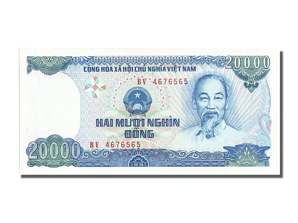 Viet Nam, 20,000 D<ox>ng, 1991, KM #110a, UNC(65-70), BV4676565