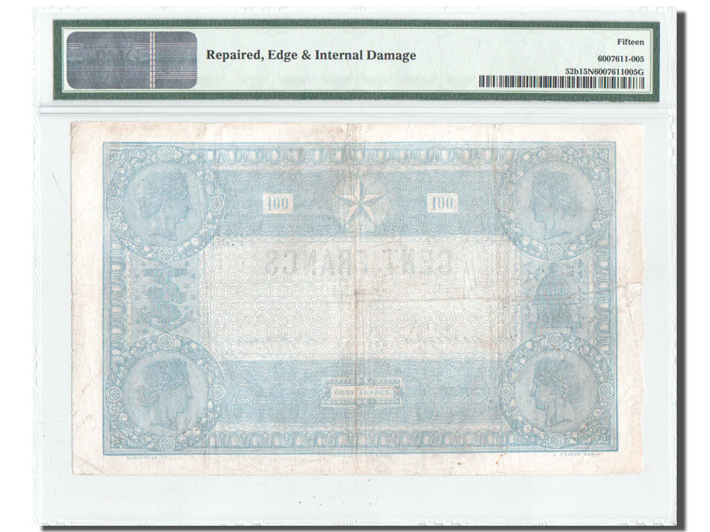Geldschein, Frankreich, 100 Francs, ...-1889 Circulated during XIXth, 1875