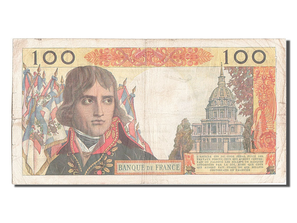 France, 100 Nouveaux Francs, 100 NF 1959-1964 ''Bonaparte'', 1960, KM #144a,...