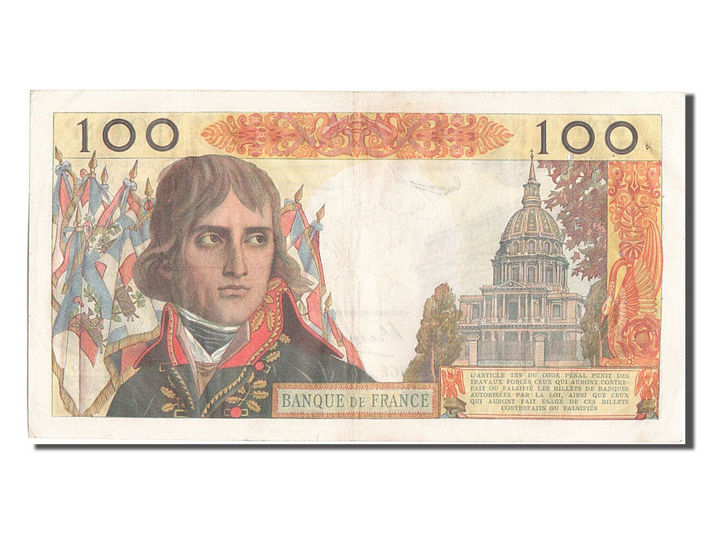 France, 100 Nouveaux Francs, 100 NF 1959-1964 ''Bonaparte'', 1963, KM #144a,...