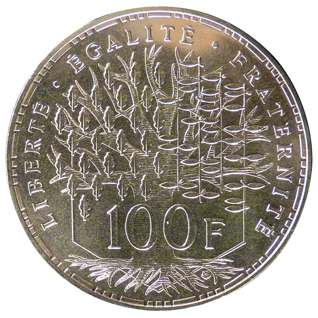 V ème République, 100 Francs Panthéon