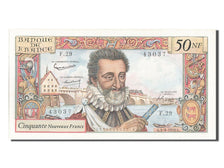 Geldschein, Frankreich, 50 Nouveaux Francs, 50 NF 1959-1961 ''Henri IV'', 1959