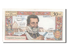 France, 50 Nouveaux Francs, 50 NF 1959-1961 ''Henri IV'', 1959, KM #143a,...