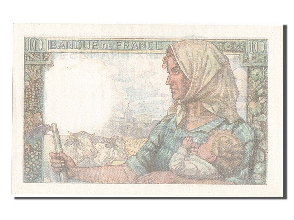 Banknote, France, 10 Francs, 10 F 1941-1949 ''Mineur'', 1947, 1947-12-04