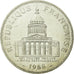 Moneta, Francia, Panthéon, 100 Francs, 1988, Paris, SPL, Argento, Gadoury:898