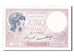 Biljet, Frankrijk, 5 Francs, 5 F 1917-1940 ''Violet'', 1933, 1933-09-14, SPL