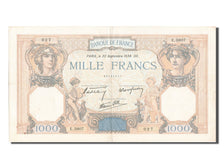Francia, 500 Francs, 1 000 F 1927-1940 ''Cérès et Mercure'', 1938, KM:88c,...