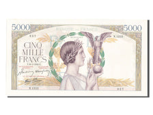 France, 5000 Francs, 5 000 F 1934-1944 ''Victoire'', 1943, KM #97d, 1943-03-18,.