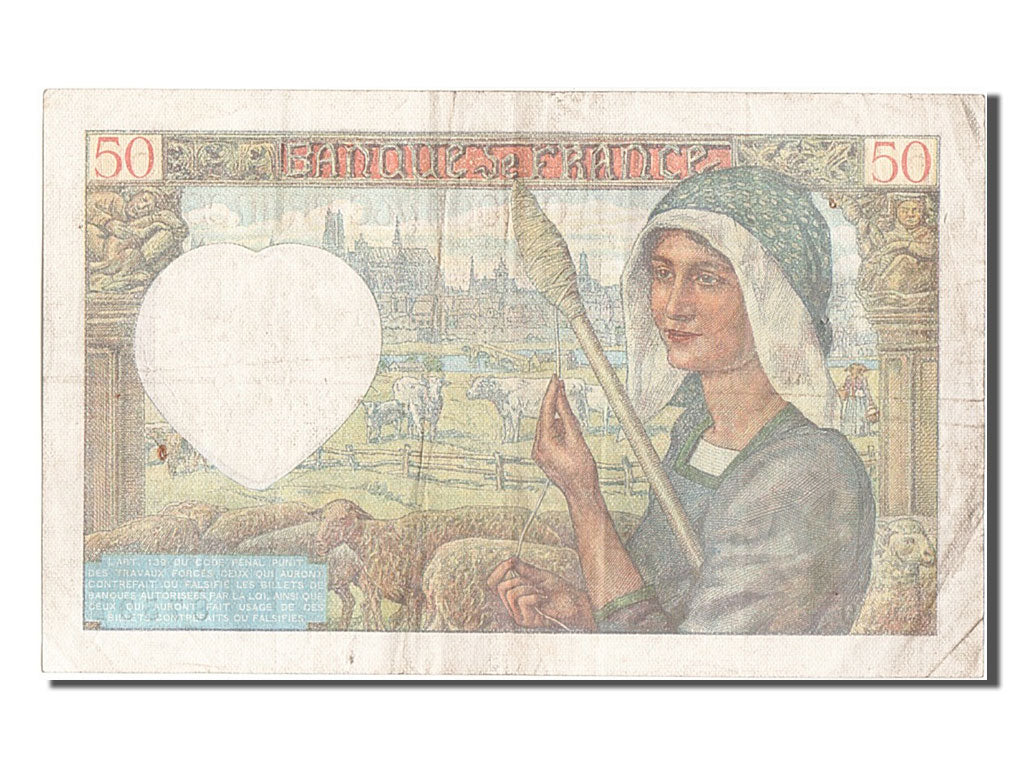 50 Francs type Jacques Cœur