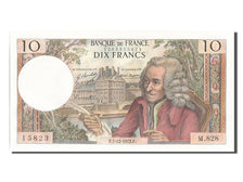 Geldschein, Frankreich, 10 Francs, 10 F 1963-1973 ''Voltaire'', 1972