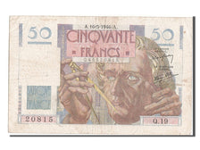 France, 50 Francs, 50 F 1946-1951 ''Le Verrier'', 1946, KM #127a, 1946-05-16,...