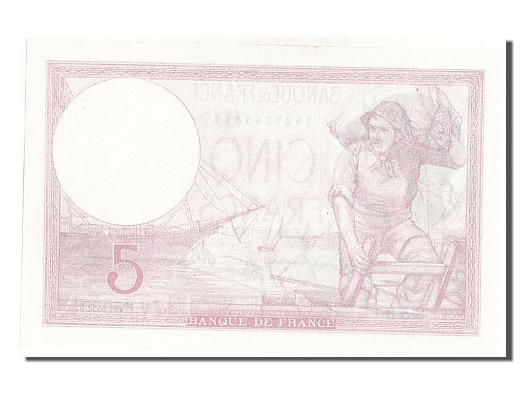 Billet, France, 5 Francs, 5 F 1917-1940 ''Violet'', 1939, 1939-10-26, SPL