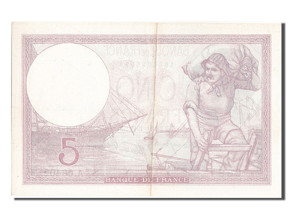 Banconote, Francia, 5 Francs, 5 F 1917-1940 ''Violet'', 1940, 1940-11-28, SPL-