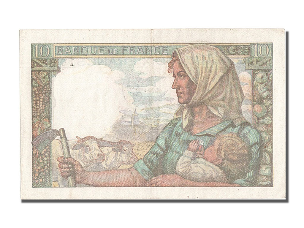 Francia, 10 Francs, 10 F 1941-1949 ''Mineur'', 1949, KM:99f, 1949-04-07, SPL-...