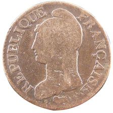 FRANCE, Dupré, 5 Centimes, 1797, Orl, KM #640.9, F(12-15), Bronze, Gadoury #126,