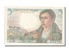 Francia, 5 Francs, 5 F 1943-1947 ''Berger'', 1943, KM:98a, 1943-07-22, SPL, F...