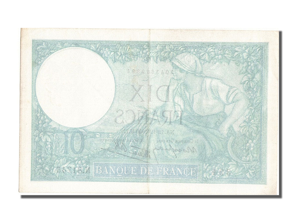 France, 10 Francs, 10 F 1916-1942 ''Minerve'', 1940, KM #84, 1940-12-12,...