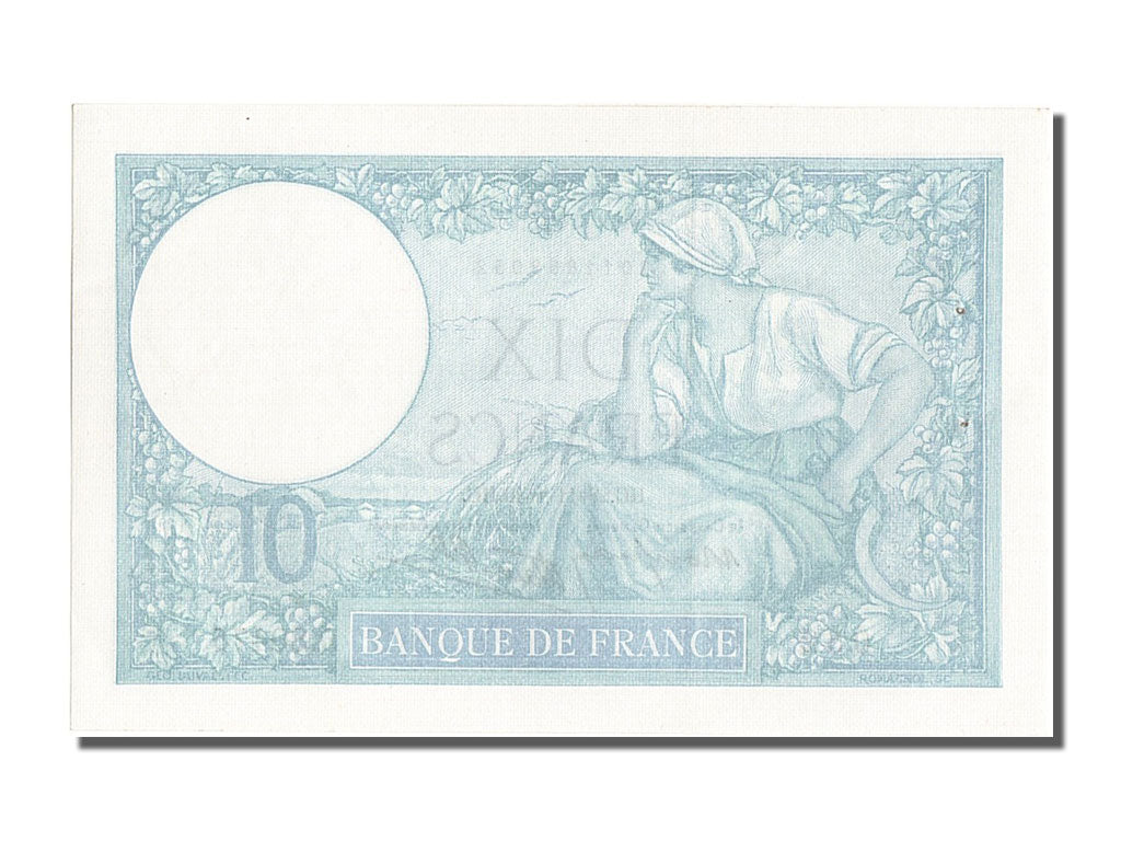 Biljet, Frankrijk, 10 Francs, 10 F 1916-1942 ''Minerve'', 1940, 1940-11-28, SPL