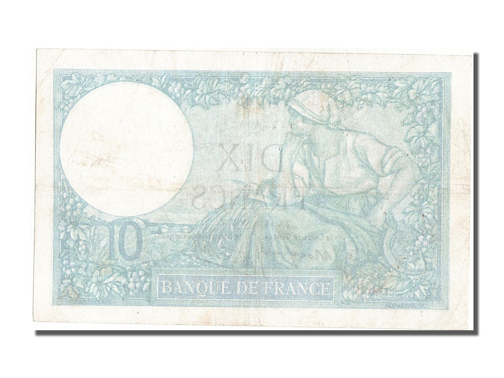 France, 10 Francs, 10 F 1916-1942 ''Minerve'', 1940, KM #84, 1940-11-14,...