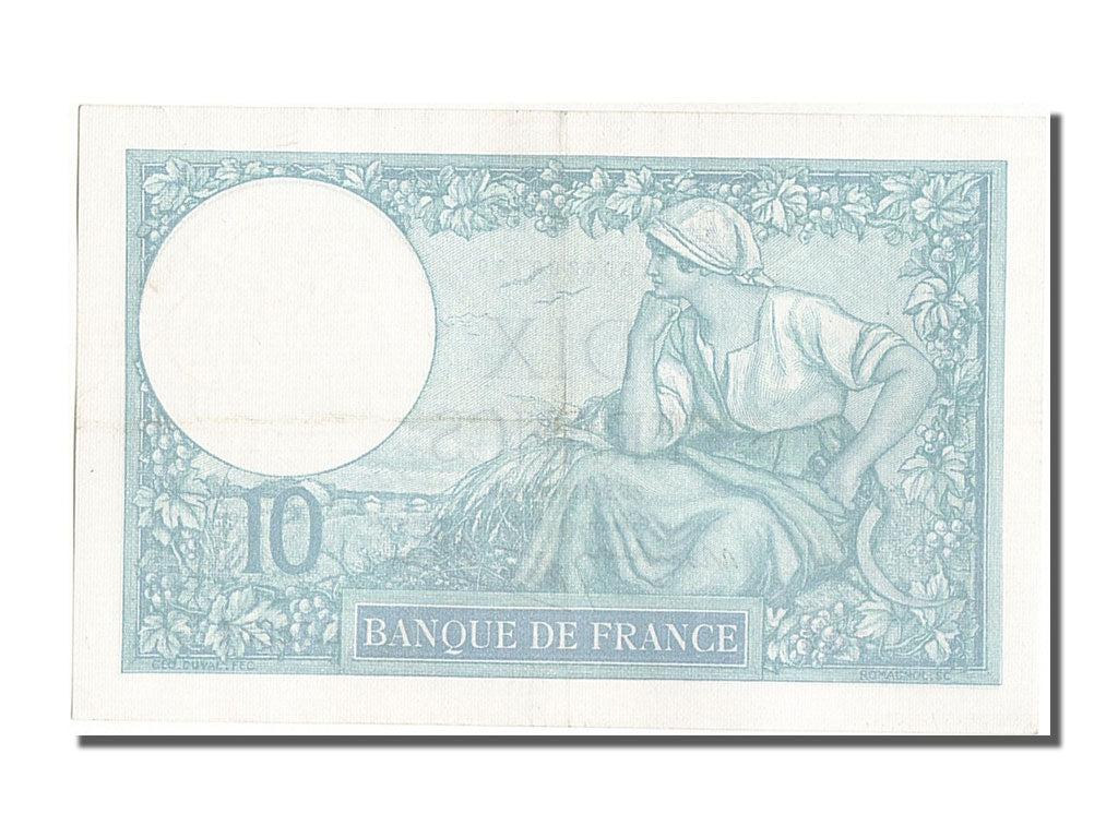 France, 10 Francs, 10 F 1916-1942 ''Minerve'', 1939, KM #84, 1939-11-02,...