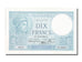 Banknot, Francja, 10 Francs, Minerve, 1939, 1939-10-19, UNC(63), Fayette:07.12