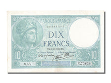 France, 10 Francs, 10 F 1916-1942 ''Minerve'', 1939, KM #84, 1939-10-05,...