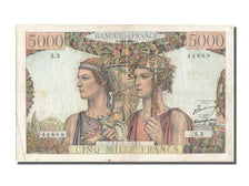 Banknote, France, 5000 Francs, 5 000 F 1949-1957 ''Terre et Mer'', 1949