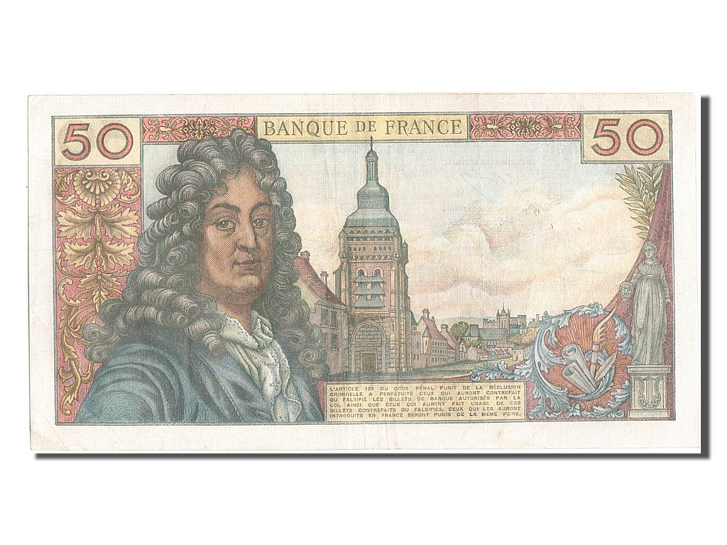 France, 50 Francs, 50 F 1962-1976 ''Racine'', 1973, KM #148d, 1973-01-04,...