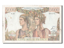 France, 5000 Francs, 5 000 F 1949-1957 ''Terre et Mer'', 1949, KM #131a,...