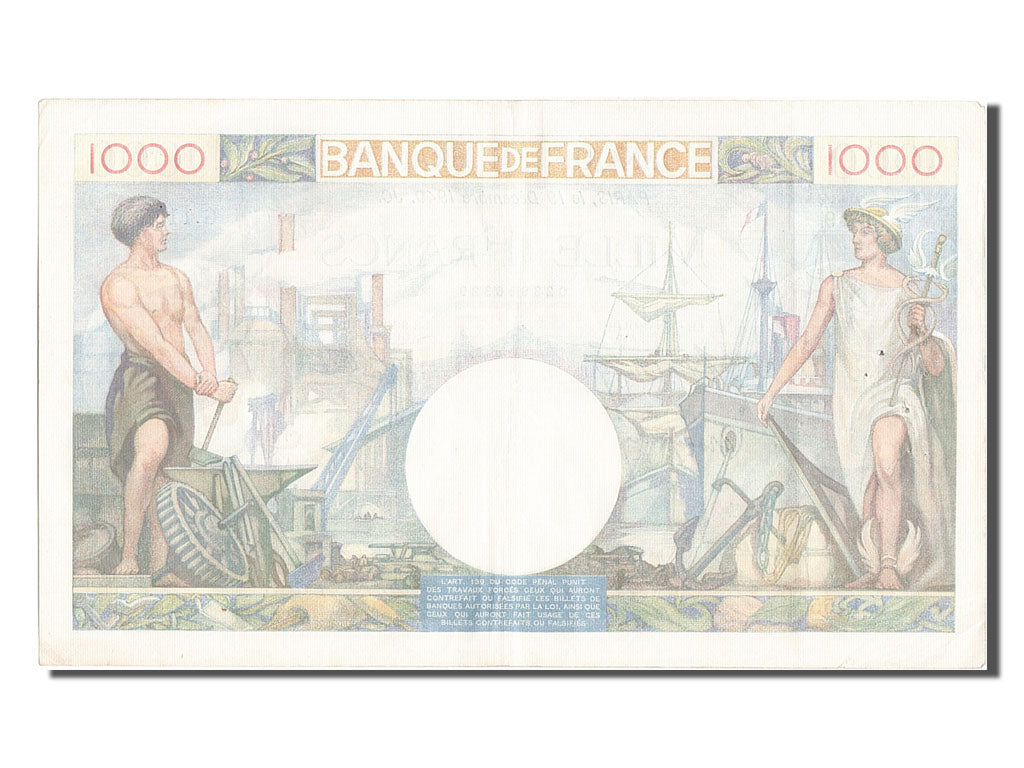 1000 Francs type Commerce et Industrie