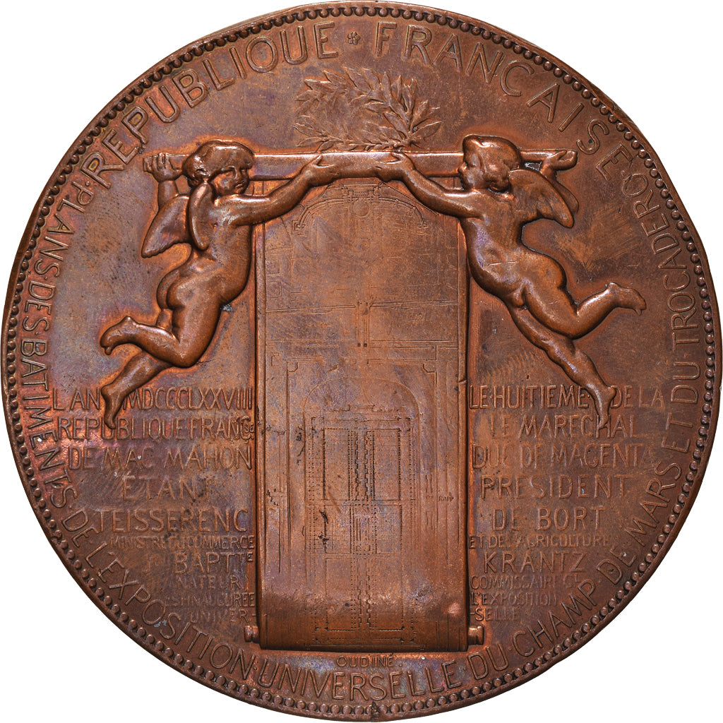 França, medalha, Exposition universelle de Paris, Artes e Cultura, 1878