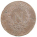 FRANCE, 5 Centimes, 1814, VF(20-25), Bronze, Gadoury #129d, 13.30