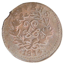 STATI FRANCESI, ANTWERP, 5 Centimes, 1814, MB, Bronzo, Gadoury:131b)1)