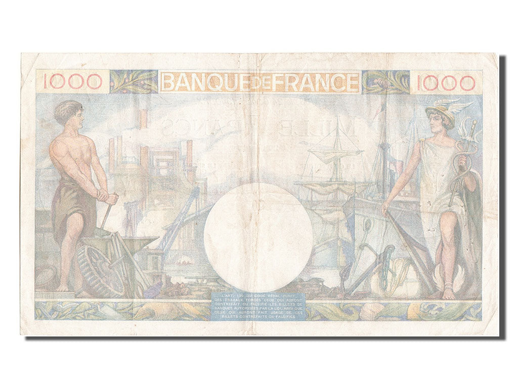 1000 Francs type Commerce et Industrie