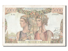 France, 5000 Francs, 5 000 F 1949-1957 ''Terre et Mer'', 1949, KM #131a,...