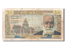 France, 5 Nouveaux Francs, 5 NF 1959-1965 ''Victor Hugo'', 1963, KM #141a,...