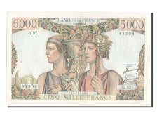 Banknote, France, 5000 Francs, 5 000 F 1949-1957 ''Terre et Mer'', 1951