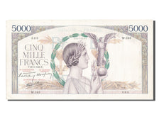 France, 5000 Francs, 5 000 F 1934-1944 ''Victoire'', 1939, KM #97a, 1939-09-28,.