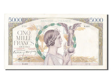 Banknote, France, 5000 Francs, 5 000 F 1934-1944 ''Victoire'', 1940, 1940-12-26